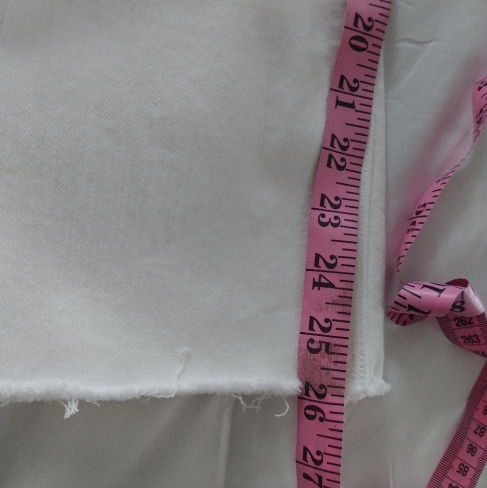 SPANX White Slim Panel Ankle Raw Hem Jegging Jeans 1X - Picture 14 of 15